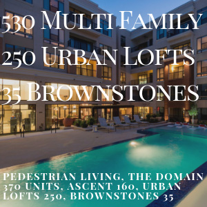 Multiple living options including lofts, brownstones