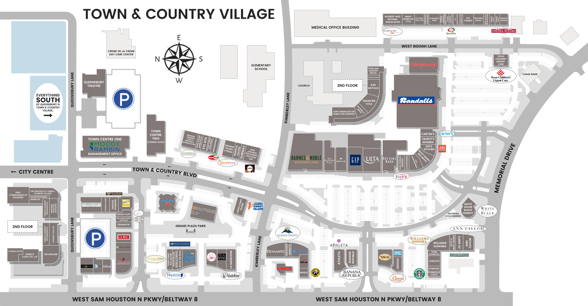 Town and Country Village map